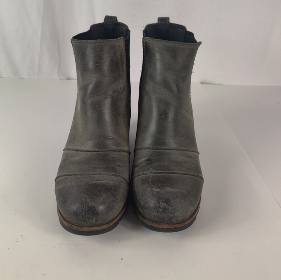 Sorel lea wedge joan of arctic wedge chelsea peat moss grey 7.5 - Picture 3 of 8